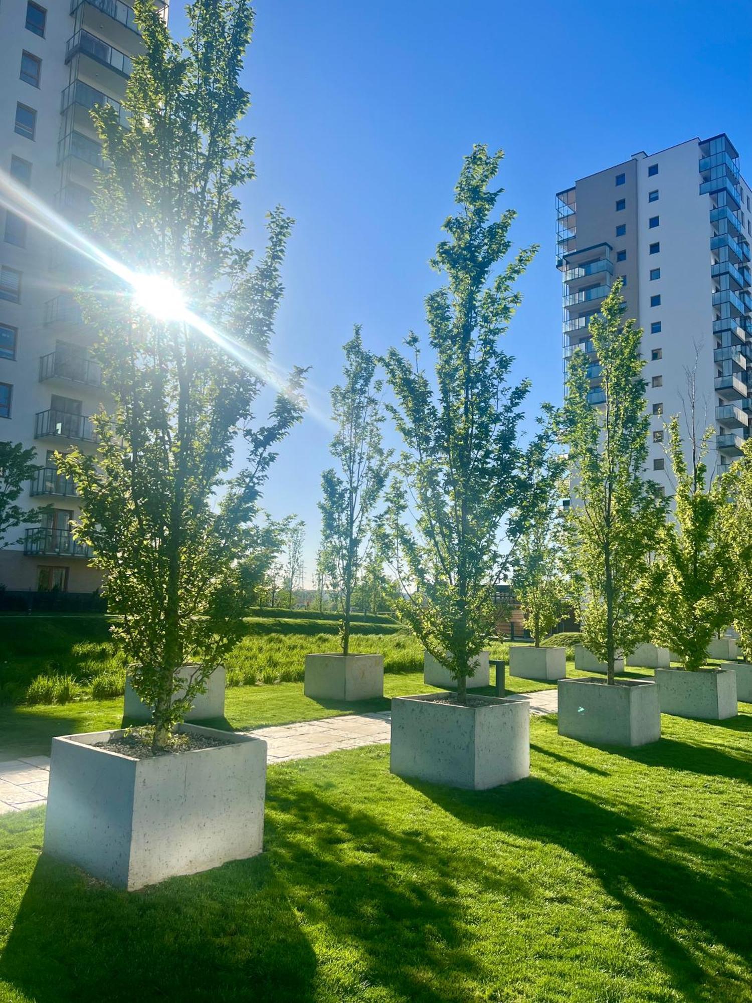 Amber Apartment On 14 Floor Gdansk Exterior foto